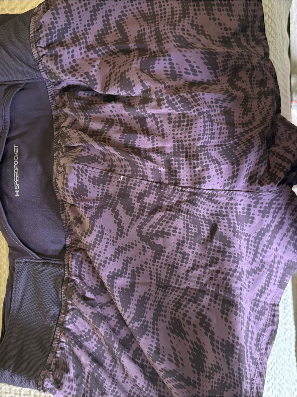 Under Armour Purple and Black Athletic Shorts